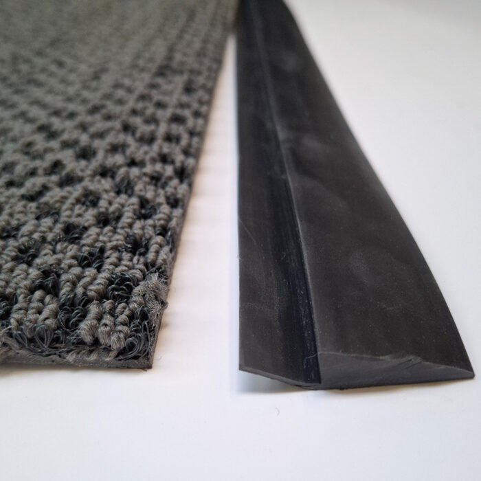 Borde Limpiapiés PVC Negro